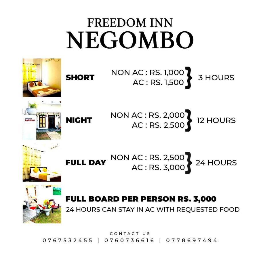Freedom Inn Negombo Exterior foto
